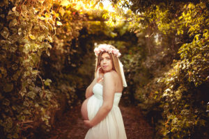 Sesión de fotos de embarazo de Diana Varela