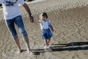 Fotos de familia en la playa de la Costa da Morte