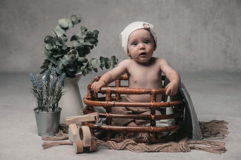 Sesión de fotos de bebé de Ian de Gijón