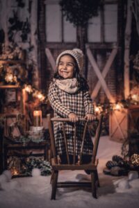 Sesiones de Navidad 2020 en Viéndote Crecer Fotografía Infantil