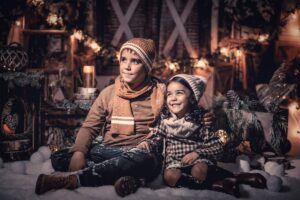 Sesiones de Navidad 2020 en Viéndote Crecer Fotografía Infantil