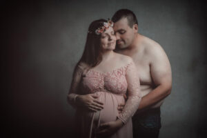 Las fotos de premamá originales de María José, una preciosa sesión de embarazo en estudio.