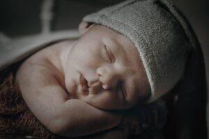 Las fotos de recién nacido en Muxía de Leo