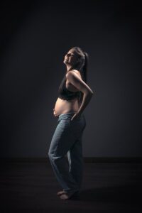 Las fotos de embarazo en los primeros meses de Nebry