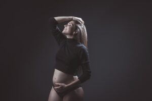 Las fotos de embarazo en los primeros meses de Nebry