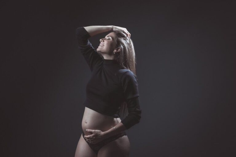 Las fotos de embarazo en los primeros meses de Nebry