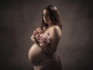La sesión de fotos maternidad de Andrea de Muxía