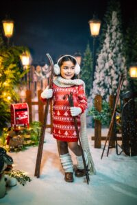 Sesiones de Navidad 2022 en Viéndote Crecer Fotografía Infantil