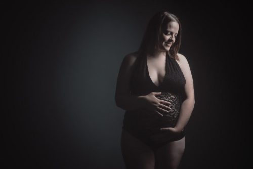 Las fotos de premamá originales de María José, una preciosa sesión de embarazo en estudio.