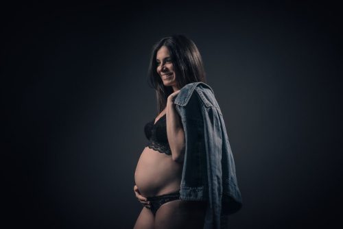 Las fotos de embarazo en los primeros meses de Nebry por Viéndote Crecer Fotografía Infantil en Galicia