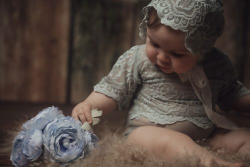 La sesión de bebé de Lara de Baio por Viéndote Crecer Fotografía Infantil en la Costa da Morte