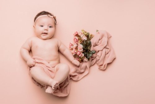 La sesión de bebé de Xana de Carnés por Viéndote Crecer Fotografía Infantil en Galicia