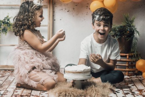 Las preciosas fotos de la sesión de cumpleaños de Virginia y Nico