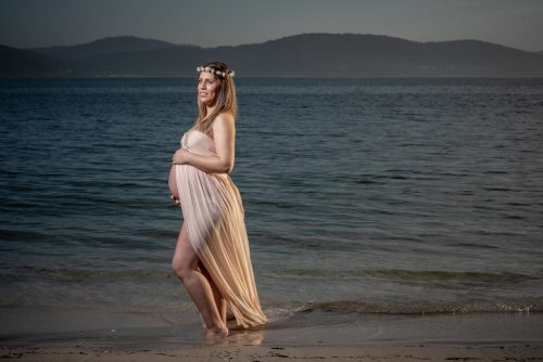 Las fotos de la sesión de embarazo de Martina de Carballo por Viéndote Crecer Fotografía Infantil en la Costa da Morte