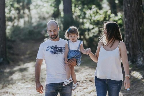 Fotos de familia en la playa de la Costa da Morte