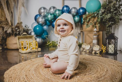 La sesión de fotos de primer añito de Lucas de Camariñas por Viéndote Crecer Fotografía Infantil en Galicia