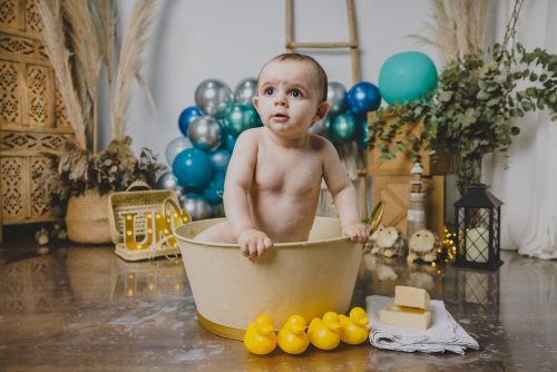 La sesión de fotos de primer añito de Lucas de Camariñas por Viéndote Crecer Fotografía Infantil en Galicia