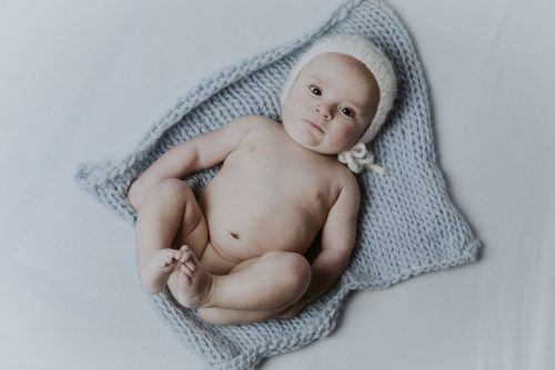 Sesión de fotos de bebé por Viéndote Crecer Fotografía Infantil en la Costa da Morte