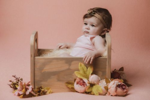 Sesión de fotos de bebé por Viéndote Crecer Fotografía Infantil en la Costa da Morte